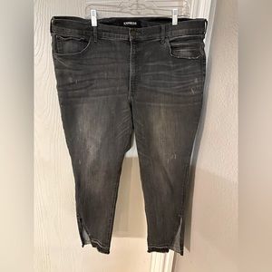Express cropped jeans. Size 18.